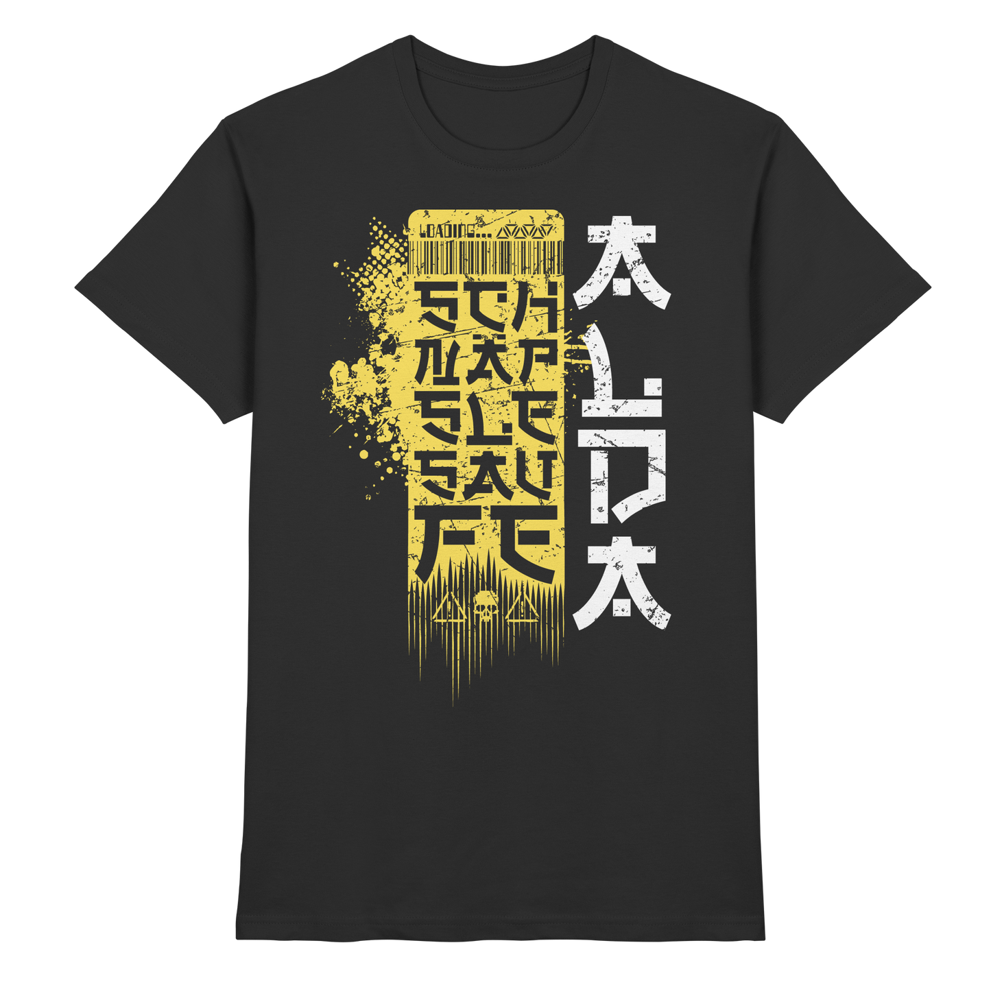 Schnäpsle-Cyberpunk-gelb - Premium Shirt